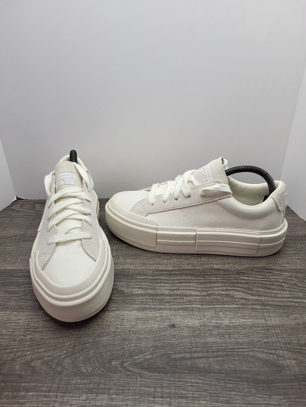 Converse All Star Cruise OX Size 9 Womens Canvas Shoes Platform Cream New